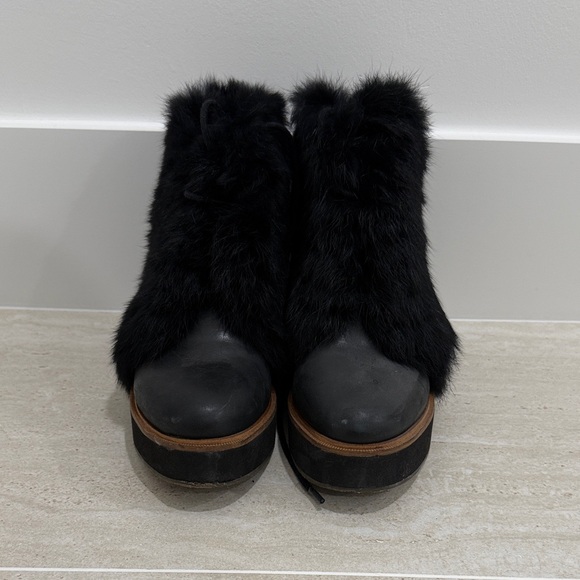 Australia Luxe Collective Shoes - Australia Luxe Collective Black Fur Winter Boots
